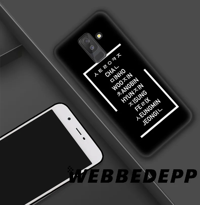 WEBBEDEPP Stray Kids Signature Soft Silicone Case for Samsung Galaxy A9 A8 A7 A6 Plus 2018 A5 A3 2017 2016 Note 9 8 |