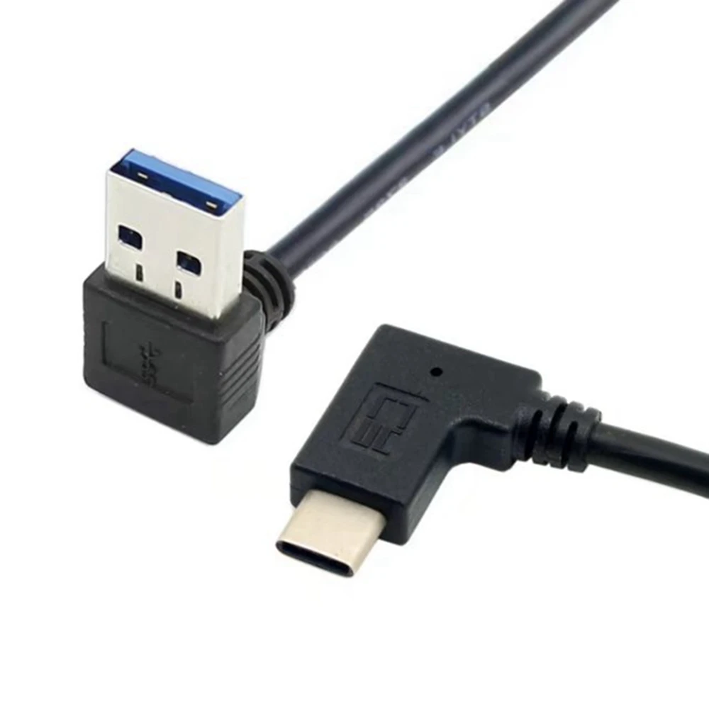 USB кабель для передачи данных двусторонний с углом поворота 3 1 градусов 30 см|angle usb