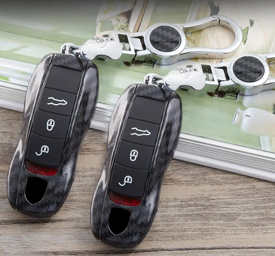 Автомобильные аксессуары дистанционный чехол для ключа автомобиля кейс для брелока оболочка для Porsche Panamera Macan Cayman 911 автостайлинг