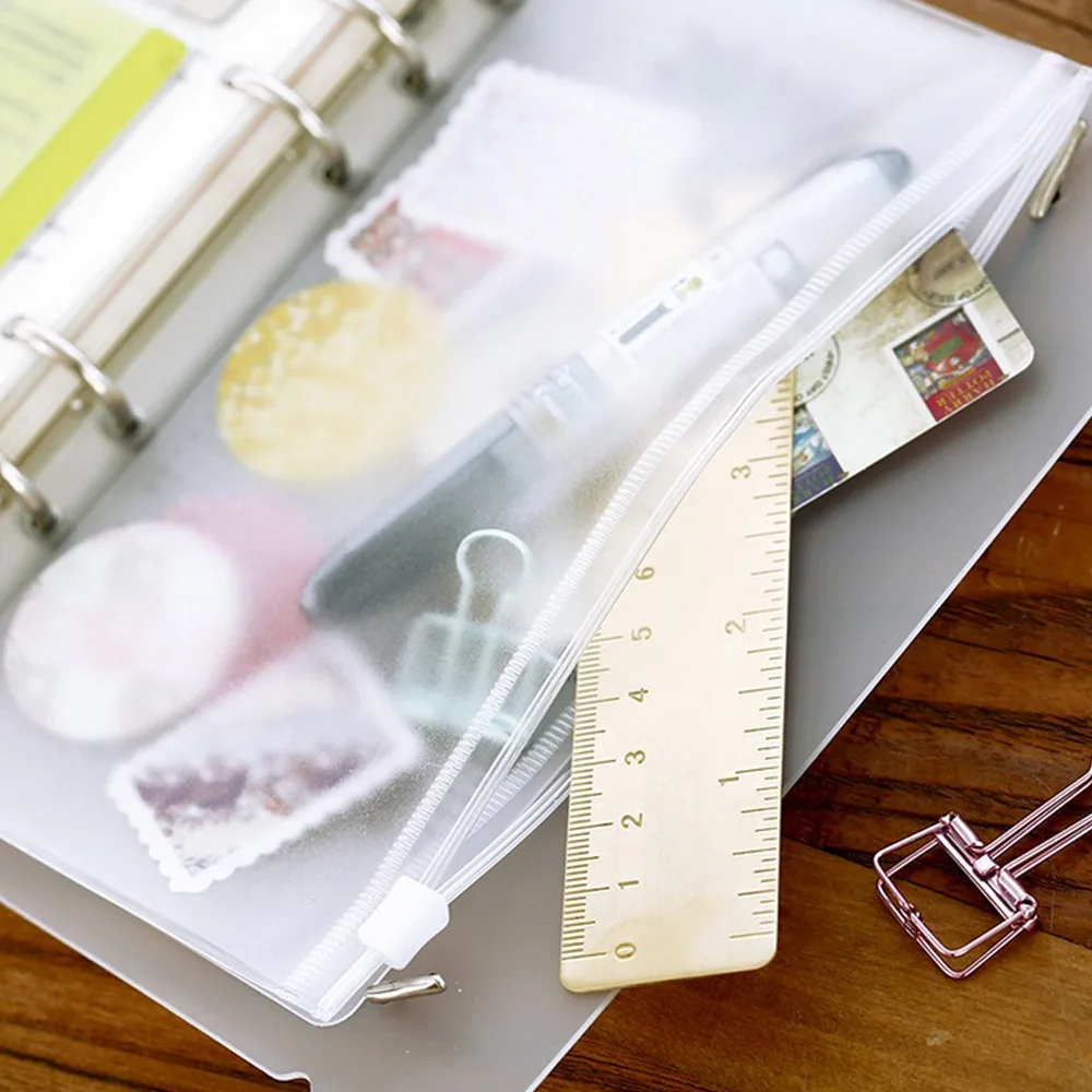 Водонепроницаемый Прозрачный чехол для документов 20 шт. размер A6 ПВХ дома школы и