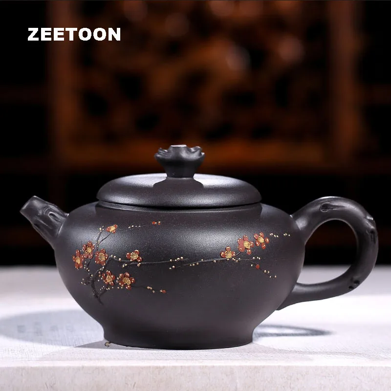 260cc Yixing чайный горшок настоящий Фиолетовый Глиняный мастер все ручной работы