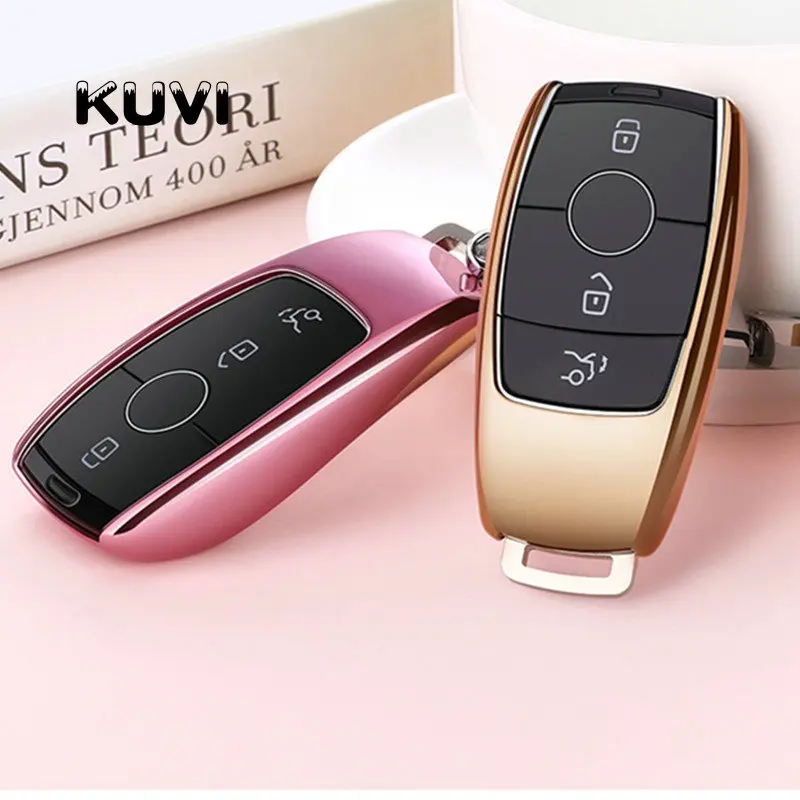 ТПУ чехол для автомобильных ключей, защитный мягкий чехол для Mercedes Benz E Class W213 S class, аксессуары для автомобиля