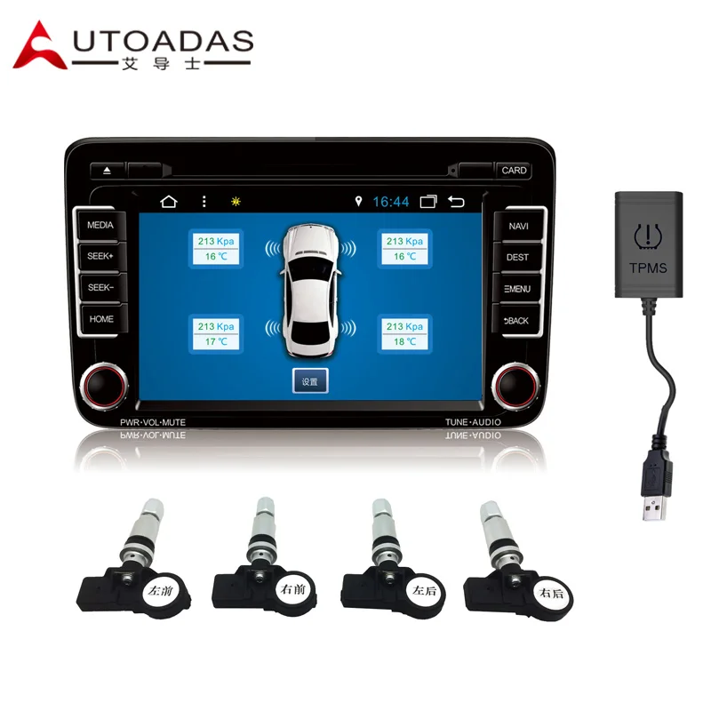 Автомобиль TPMS для автомобиля dvd-плееры DVR Поддержка android система PSI BAR 4 Внутренних