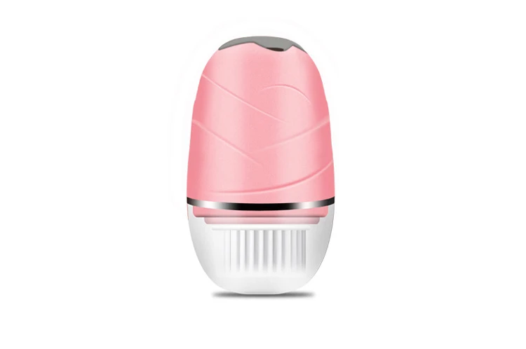 Pink Щетка для лица с регулируемой скоростью вращения,3 в 1 USB щетка для лица limpieza щетка для машины угорь удаления устройств, чистка лица для очистки кожи и отшелушивания - Цвет: Pink