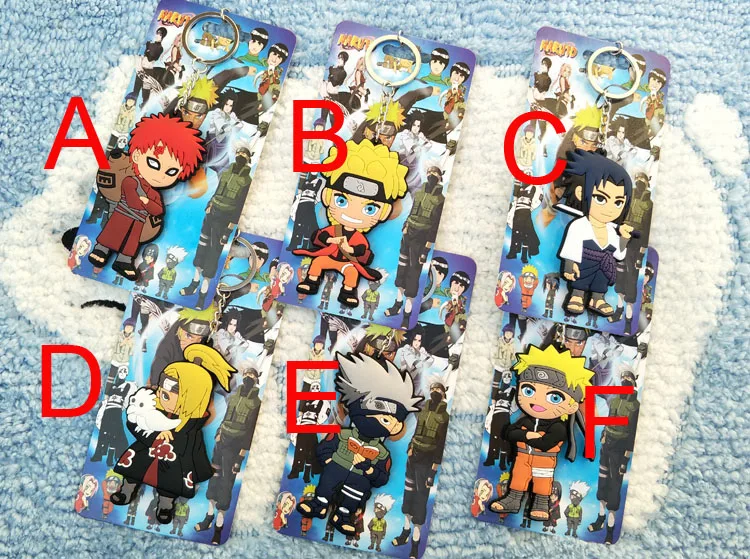 IVYYE 1 шт. Наруто серии аниме брелок ПВХ рисунок милые игрушечные лошадки брелок подарки на день рождения унисекс
