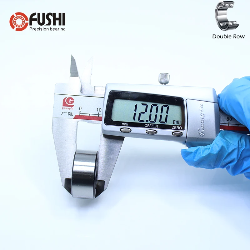 3000 2RS подшипник 10*26*12 мм 1 шт. двухрядные герметичные RS Угловые контактные