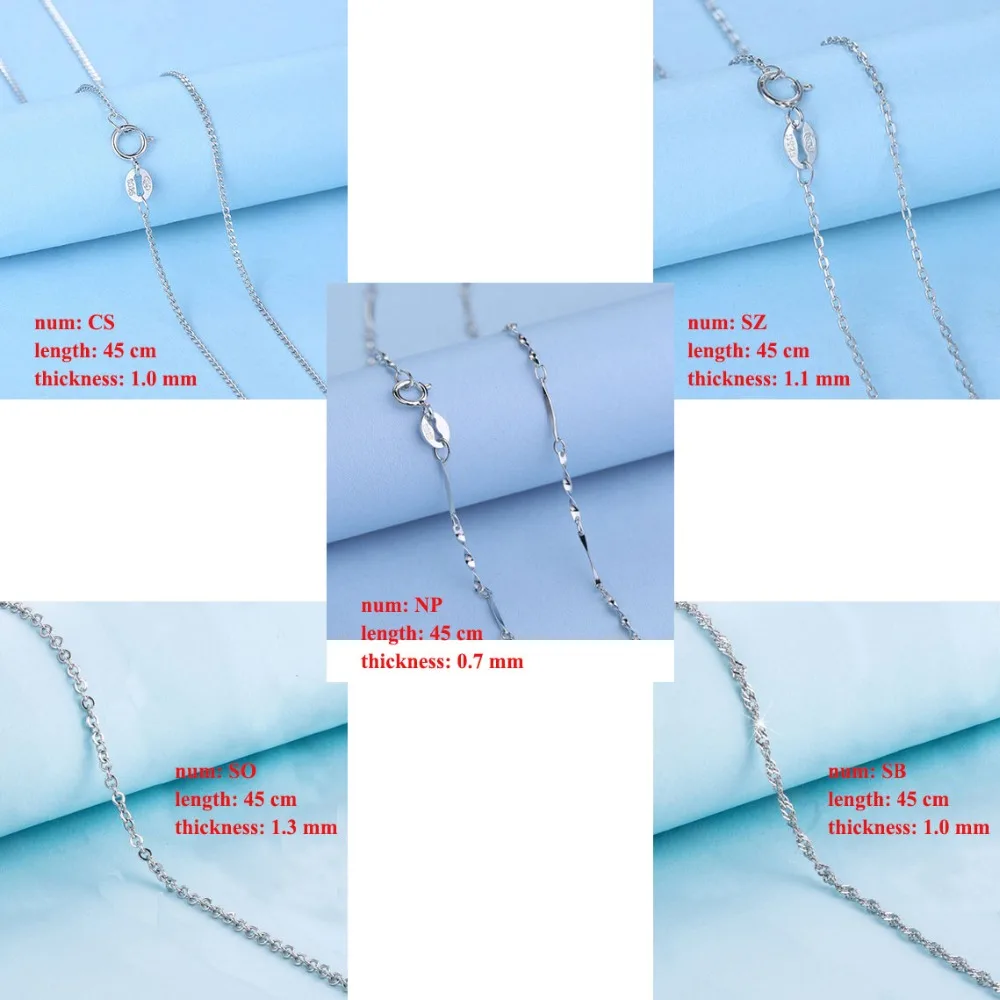 Цепочка женская из серебра 925 пробы с застежкой-лобстером 45 см