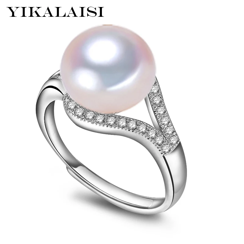 Женское ювелирное изделие из серебра 925 пробы с жемчугом 8 9 мм|925 sterling silver|sterling silver