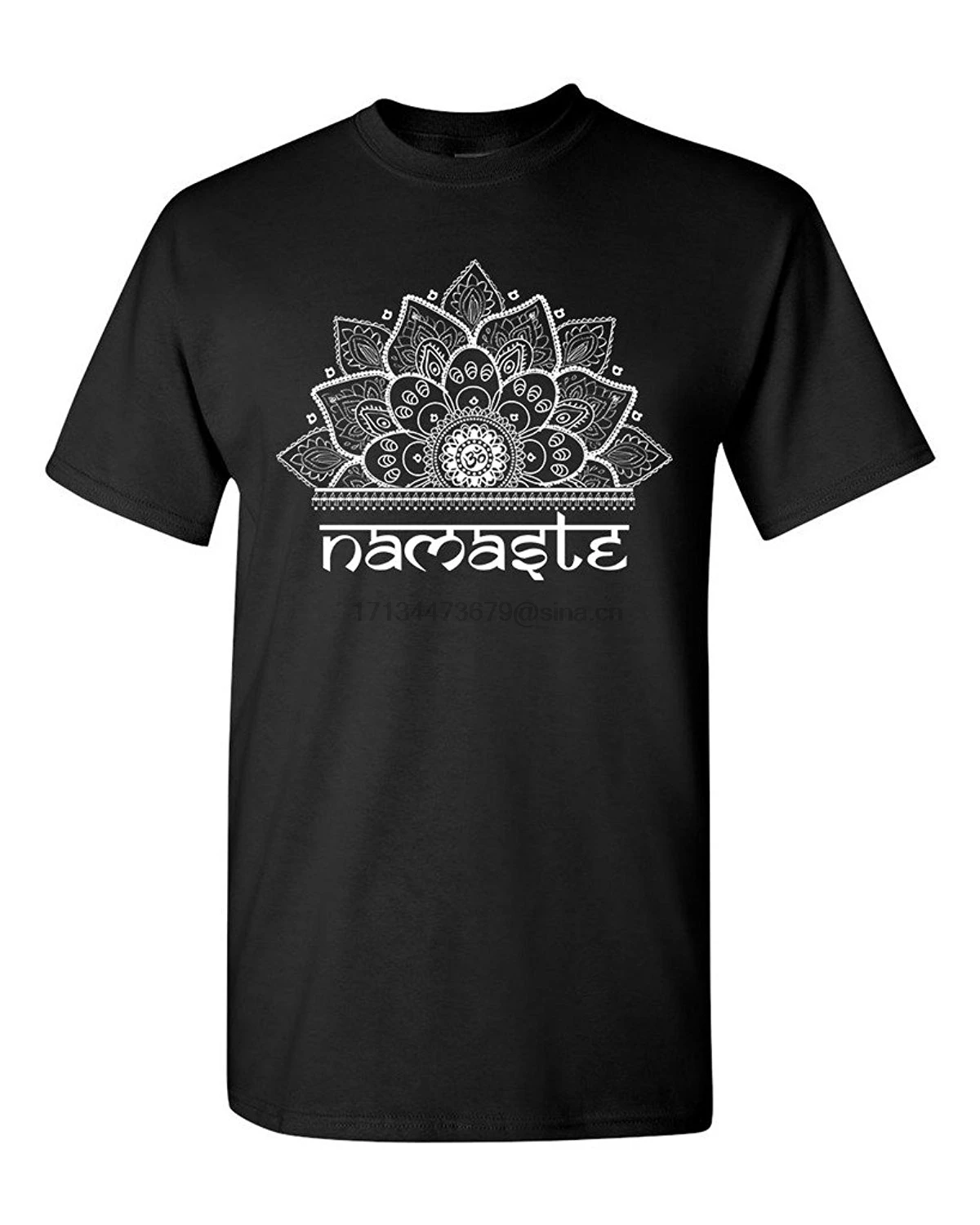 Namaste Namaskar Ом АУМ санскрит индуистские поздравления смешной юмор футболка|Мужские
