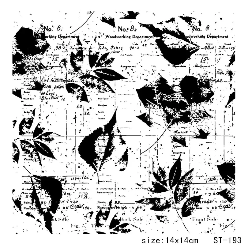 

Kinds of Plants Design Clear Silicon Stamps and Cutting Dies for DIY Scrapbooking/Photo Album Card Making clear stamps