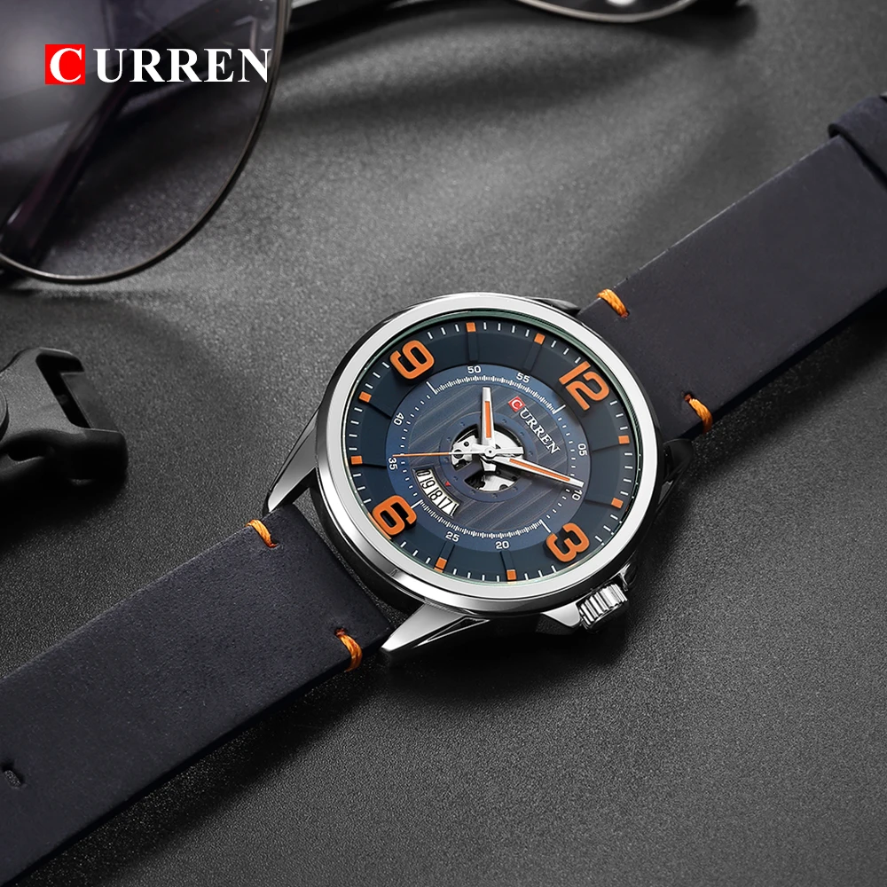 CURREN Watches Men Luxury Brand Army Military Quartz Wrist Watch Casual Business Clock Relogio Masculino Horloges Mannens Saat | Наручные