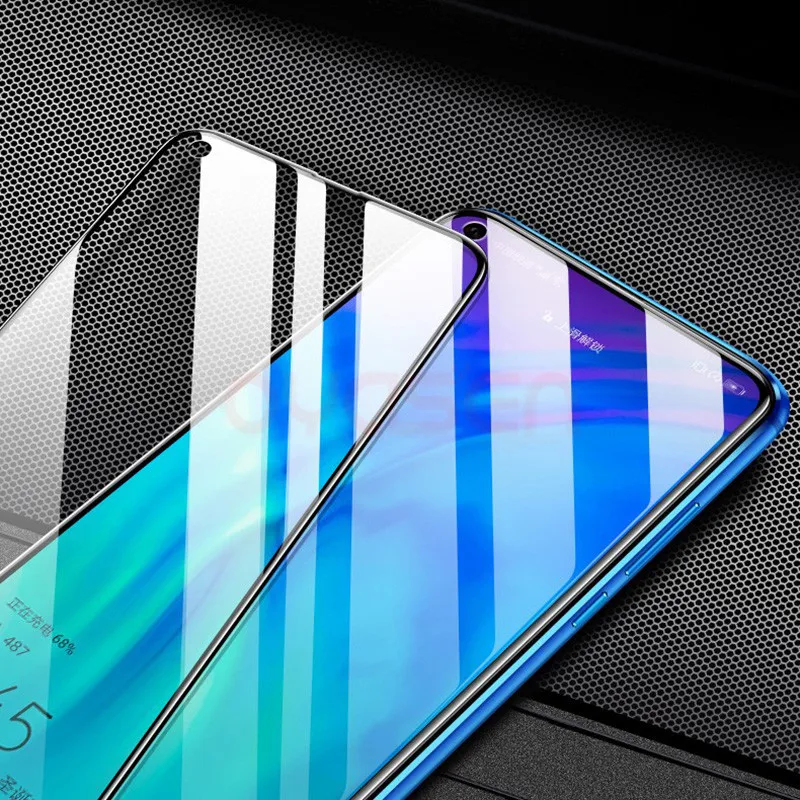 9D полное покрытие закаленное стекло для Huawei P Smart Plus 2019 2018 2017 Z Защитная пленка всех
