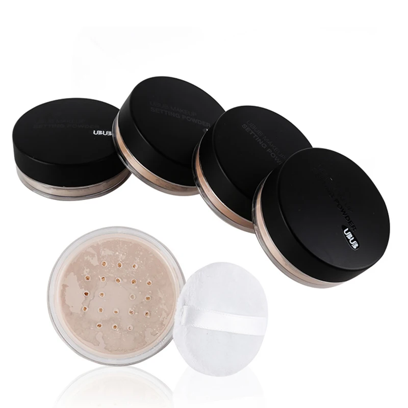 UBUB Oil-control Whitening 4 Colors Face Loose Powder Brighten Pressed Palette Concealer Maquiagem Contouring Tools |