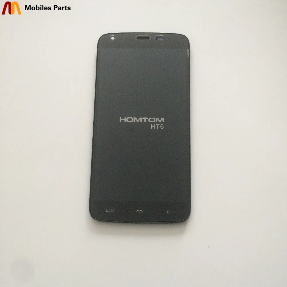 Б/у ЖК дисплей Экран дисплея + сенсорный экран рамка для HOMTOM HT6 MT6735 4 ядра 5 дюймов