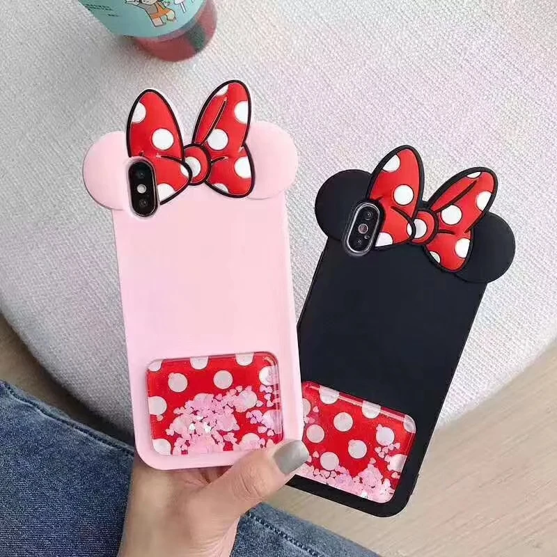 3D мультфильм милый маленький Стич Счастливый медведь, мягкий силикон задняя крышка для iPhone 6 6s X XR Xs Max 7 8 Plus телефонные чехлы Fundas Coque