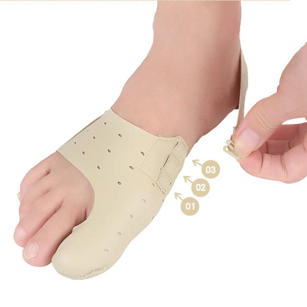 Выравнивающий выпрямитель для пальцев ног поддерживает выправление вальгусной