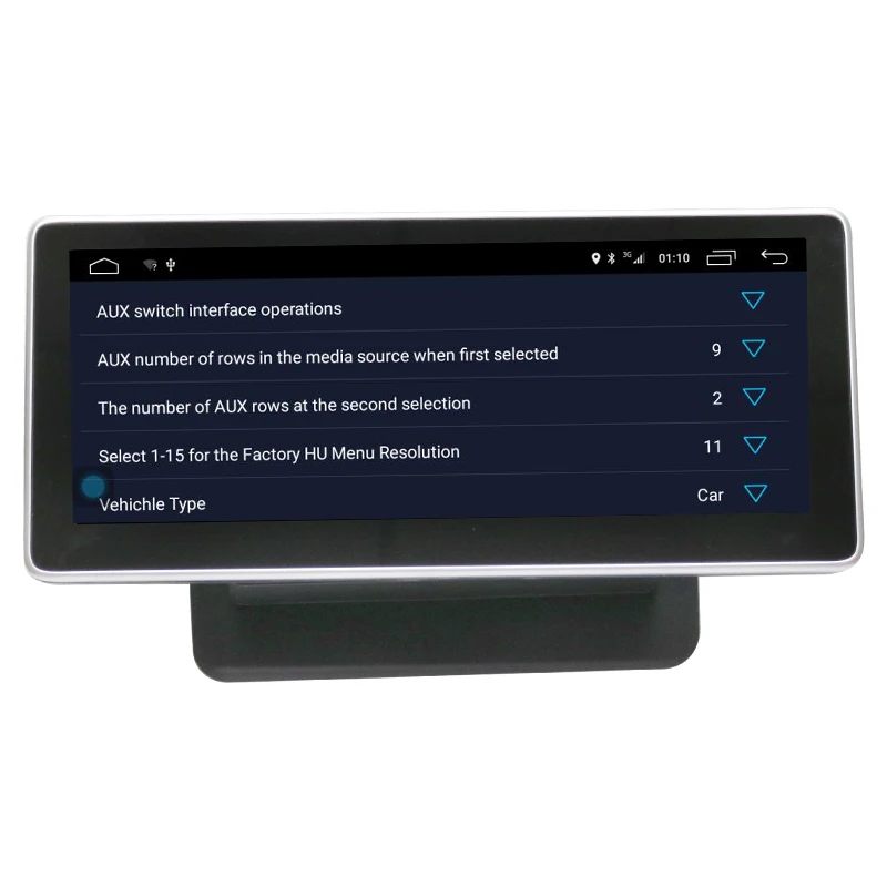 Автомобильный мультимедийный плеер 4G+ 64G Android 8,1 10,25 дюймов экран для Audi Q7 2006- Wifi BT Радио Стерео тире gps navifation