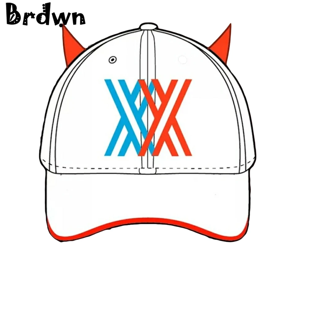 Brdwn Darling in franxx 002 Косплей бейсболка солнцезащитный козырек Sunhat