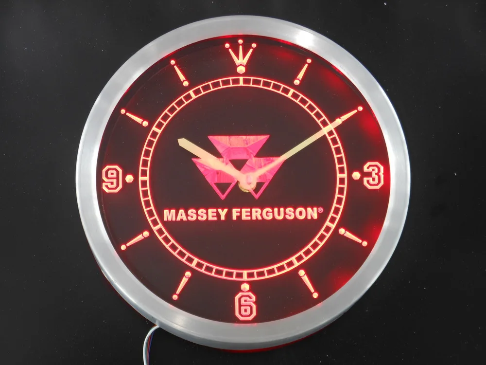 Nc0177 Massey Фергюсон трактор неоновые световые знаки Светодиодные настенные часы |