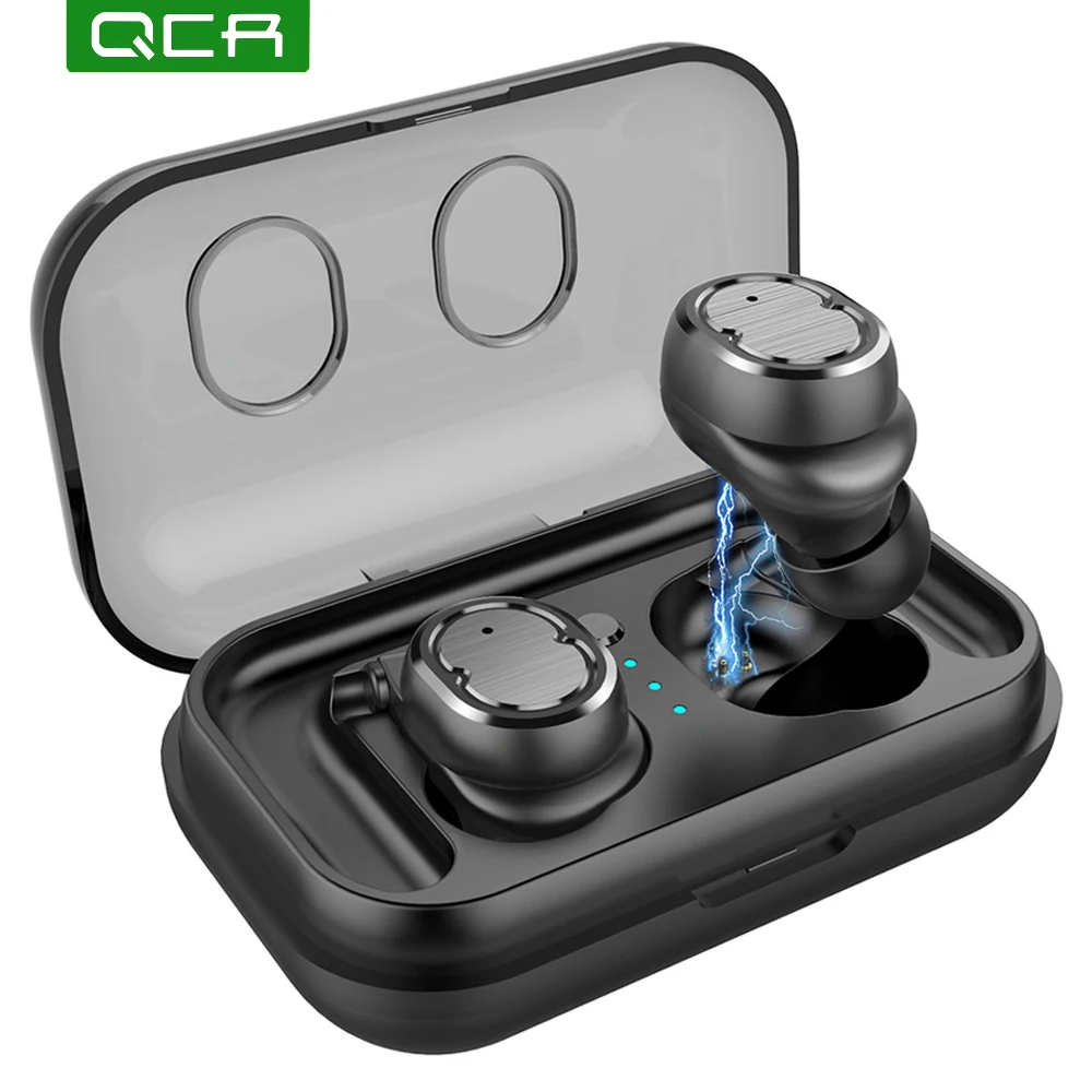 Беспроводные наушники QCR T8 TWS Спортивная Bluetooth V5.0 гарнитура с сенсорным