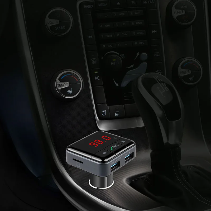 FM трансмиттер Kebidu с Bluetooth автомобильный комплект громкой связи музыкальный mp3