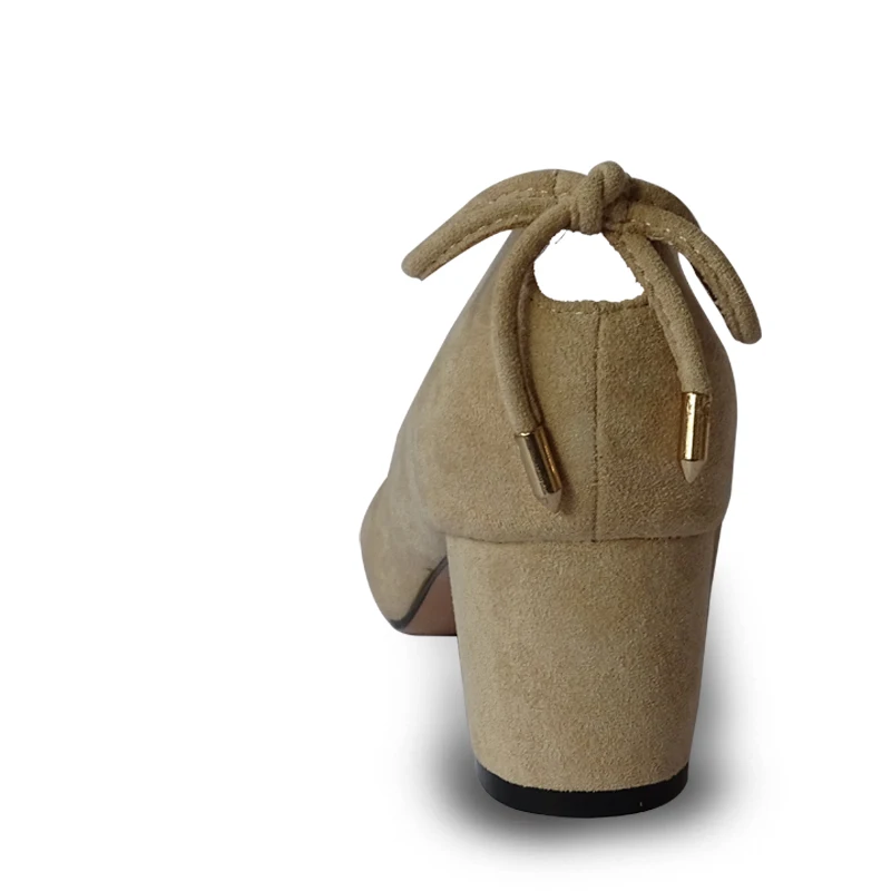 Mengyusha2018 Осенняя Новая женская обувь с бантиками рабочая на высоком каблуке