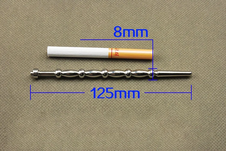 Пробка для пениса из нержавеющей стали 8 мм электрический/электрошок Анальная