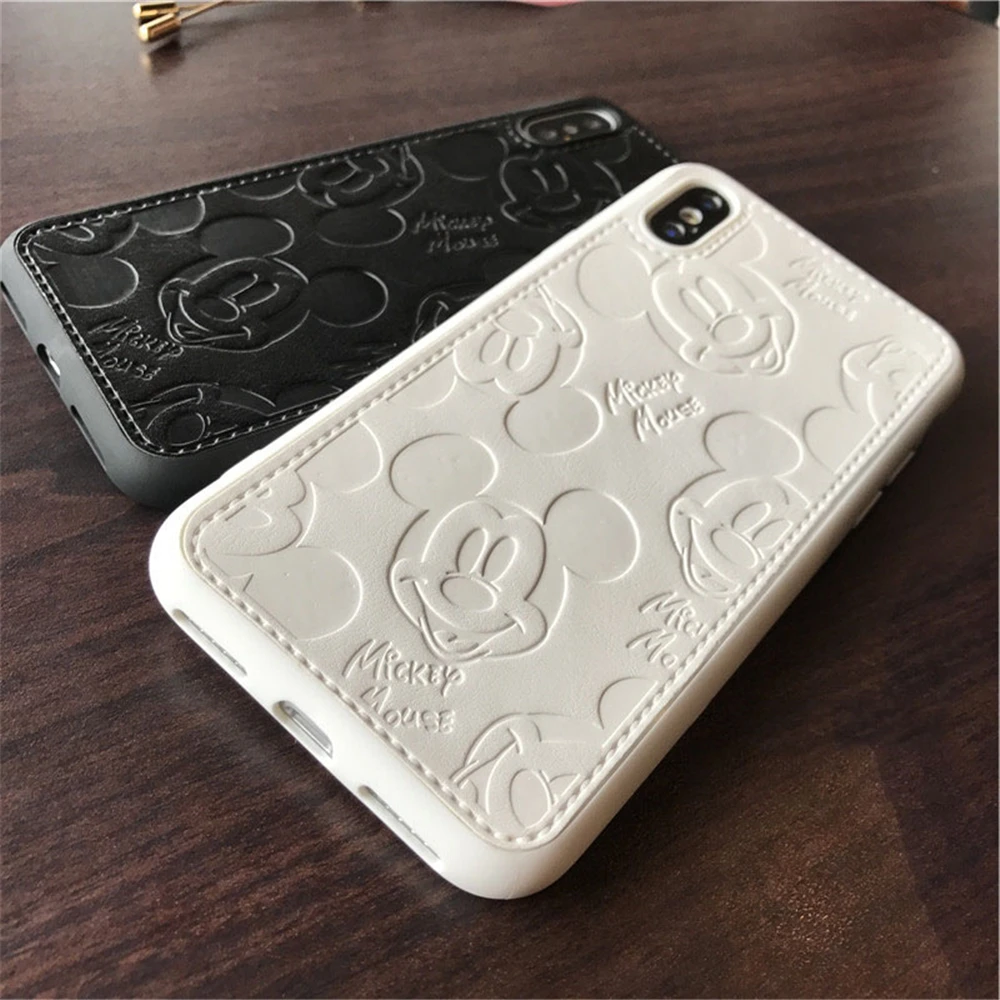 Персонажа из мультфильма милый Микки и Минни Маус Мышь высоким качеством Кожа