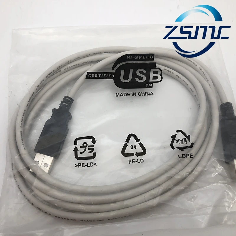 5X Оригинальный USB 2 0 кабель для принтера 1 8 м Canon Epson HP Samsung Ricoh Xerox KonicaMinolta Kyocera фото