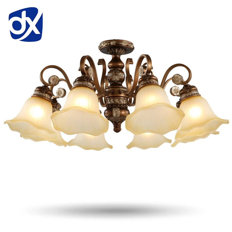 Классический полимерный люстра светильник Европейский Стиль Люстра ing гостиная