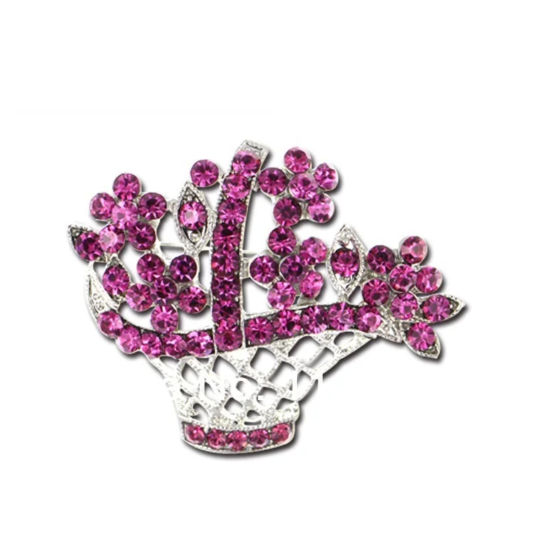 Минимальный заказ в течение 1-2 лет! Бесплатная доставка броши форме корзины с