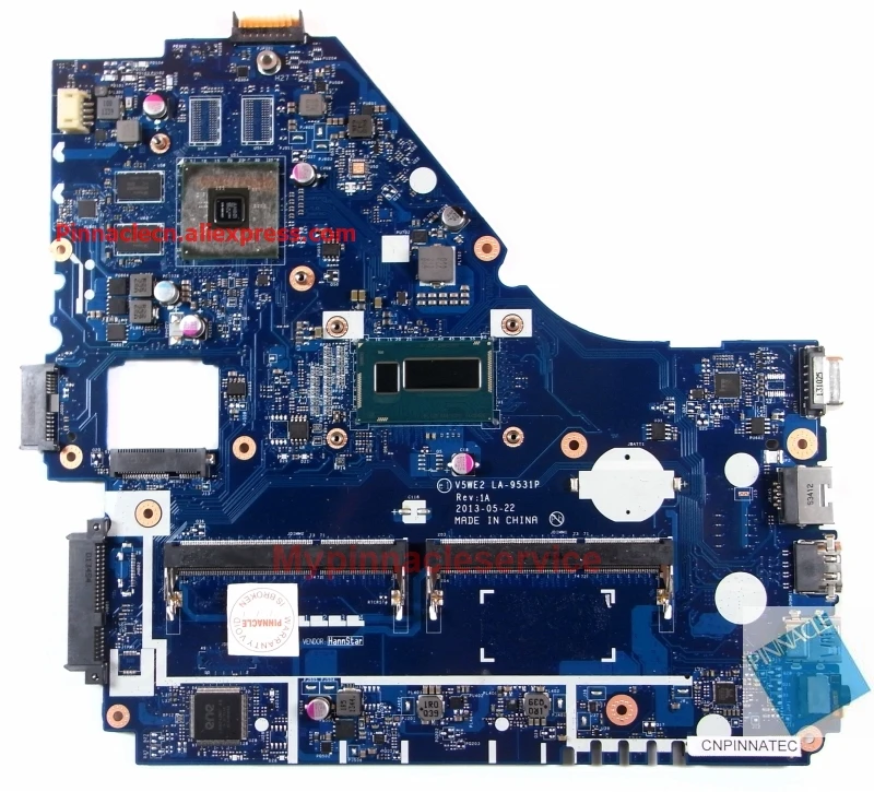 Материнская плата NBMFP1100B I5 4200U для Acer E1 572G Bell TE69 Travelmate P255 V5 561GPackard|Материнские платы
