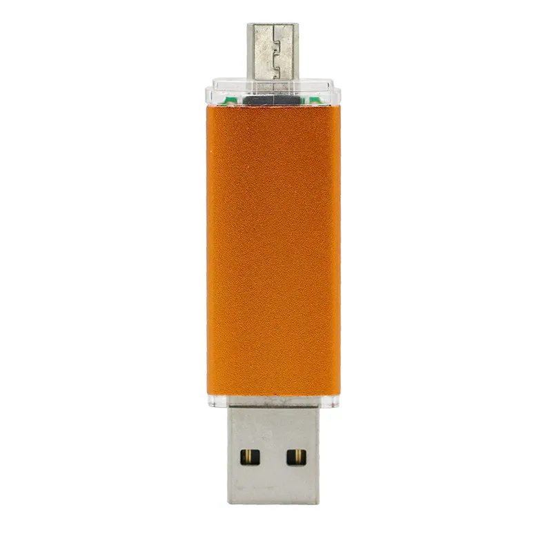 Вращение OTG USB флэш накопитель розовый/синий/серебристый флеш в режиме реального