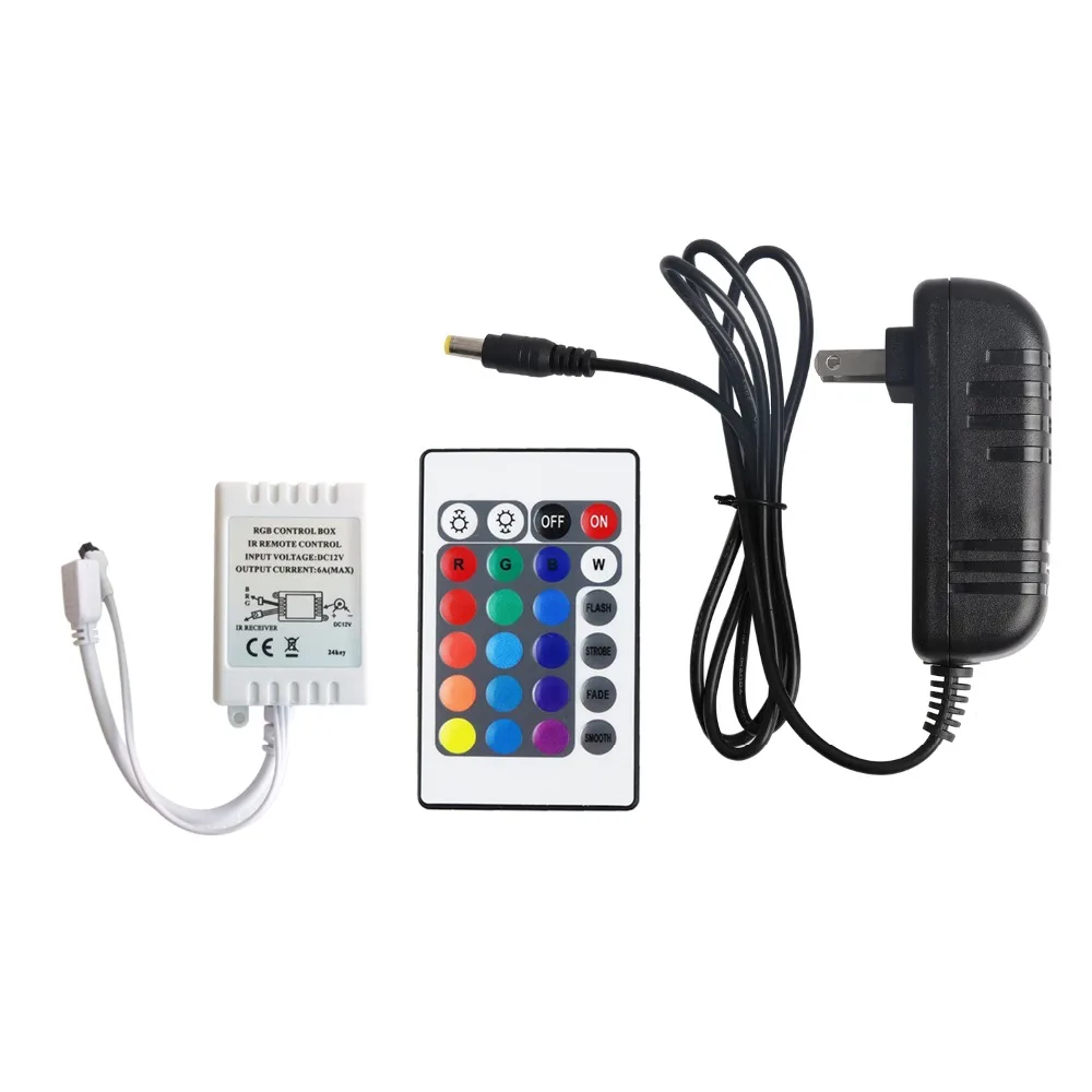 DC12V RGB Управление Светодиодный ИК Беспроводной дистанционного украшенное