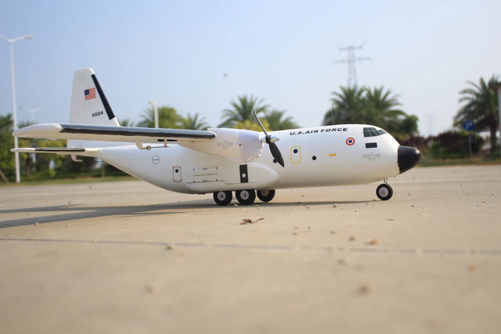 C 160 cargoтранс Твин Геркулес 1120 мм размах крыльев EPOS Warbird транспортный RC самолет