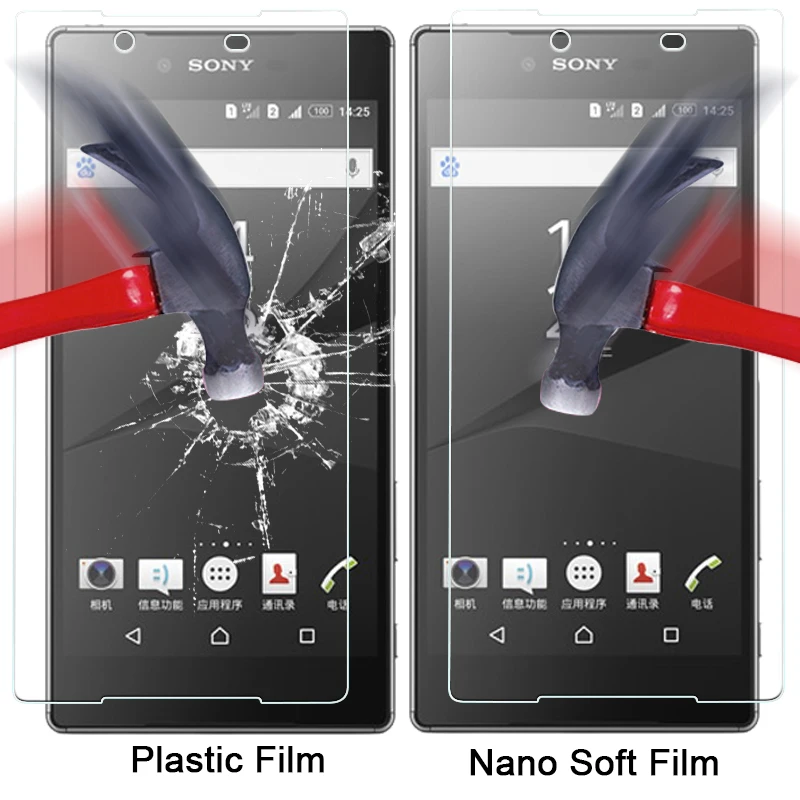 В продаже Взрывозащищенная нано мягкая пленка для Sony Xperia Z5 premium 5 &quotанти