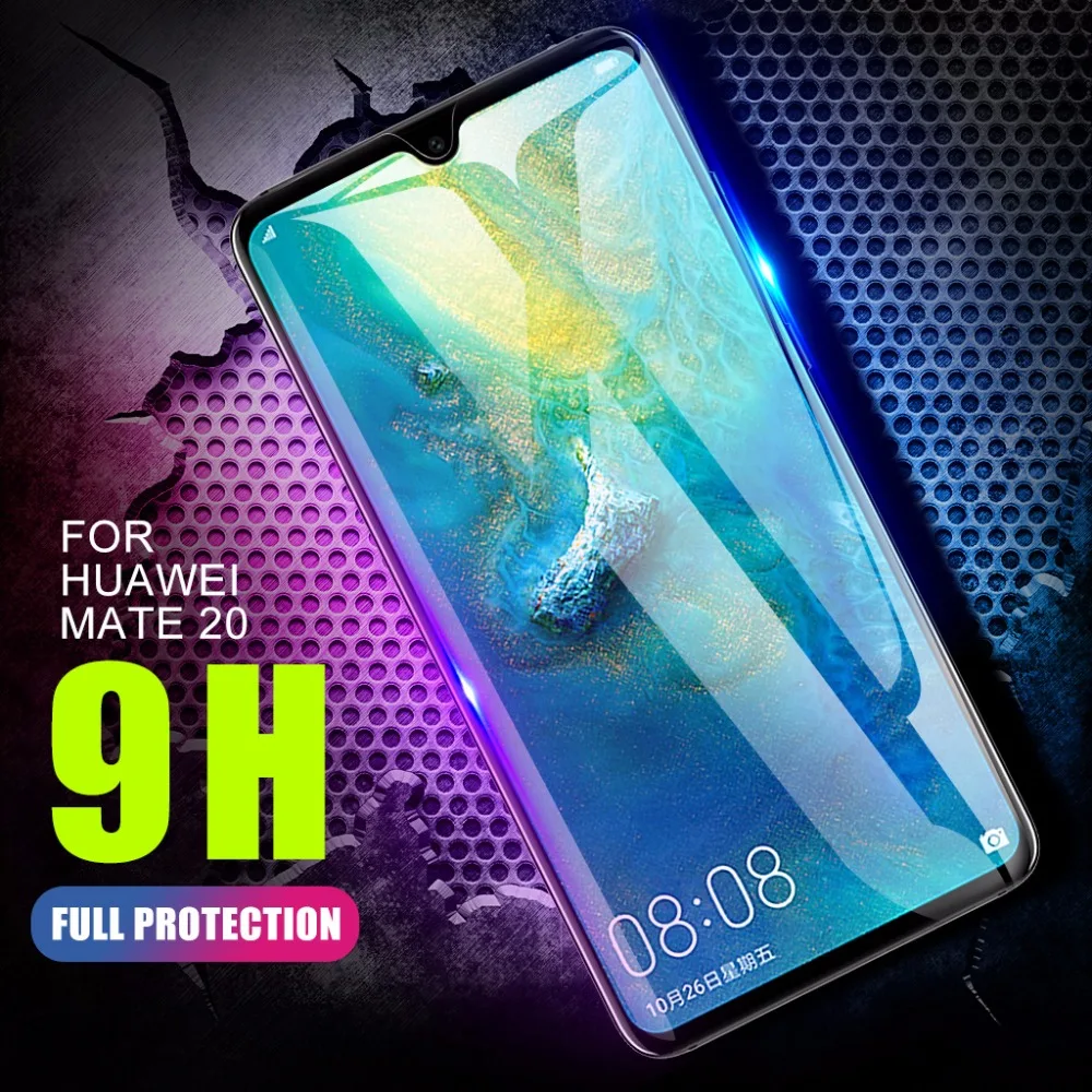 Защита для экрана Huawei Mate 20 Lite закаленное стекло пленка 20X20 Pro 9H полноэкранная