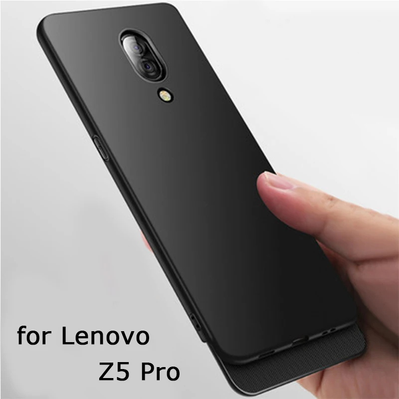 

Мягкий чехол из ТПУ Для Lenovo Z5 Pro, тонкий чехол для задней панели телефона Lenovo Z5pro, закаленное стекло, защита для экрана с кольцом-держателем