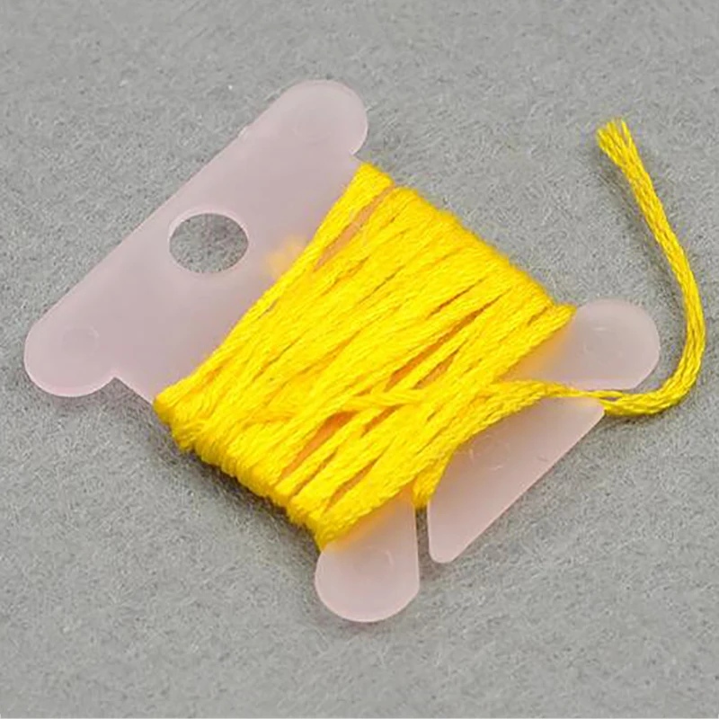 100 шт. Пластик Вышивка Крестом Нить держатель Craft бобин Организатор вышивки