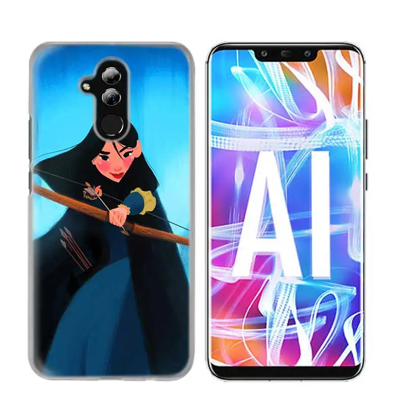 Чехол для huawei Honor P20 mate 20 10 P10 P9 P8 8X9 Lite P Smart+ Plus Nova 3i Прозрачный чехол с мультипликационным принтом