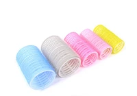 new arrival 6 x large magic velcro cling hair rollers curlers hair style salon diy 4 8cm diameter