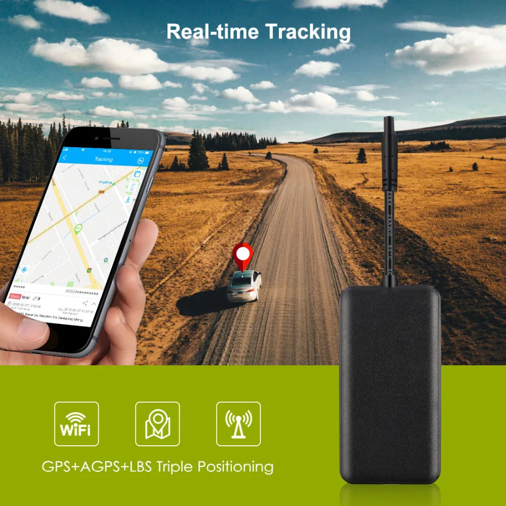 Prazata 3g gps трекер для автомобиля LBS Автомобиль несколько сигнализации