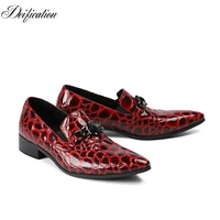 deification fashion comfortable casual shoes loafers luxury party wedding shoes printed men flats office formal shoes zapatillas