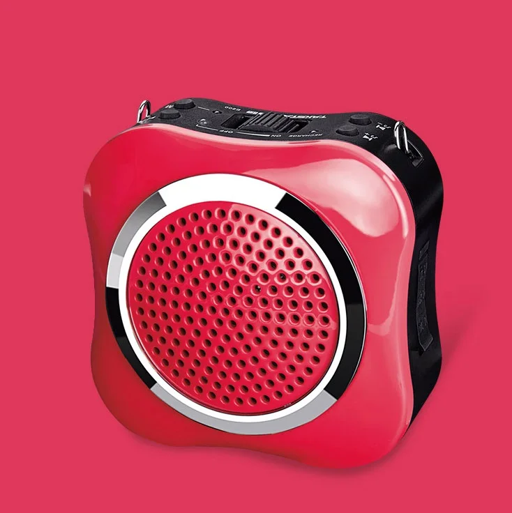 Takstar E200W портативный мультимедийный усилитель голоса звук громкий мини беспроводной музыкальный проигрыватель для обучения/гид/обучения - Цвет: Rose red