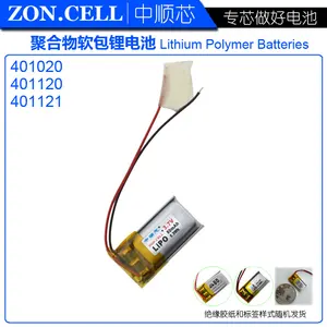 cis core 80mah 401020 3 7v bluetooth headset mini device smart wearable polymer lithium battery free global shipping