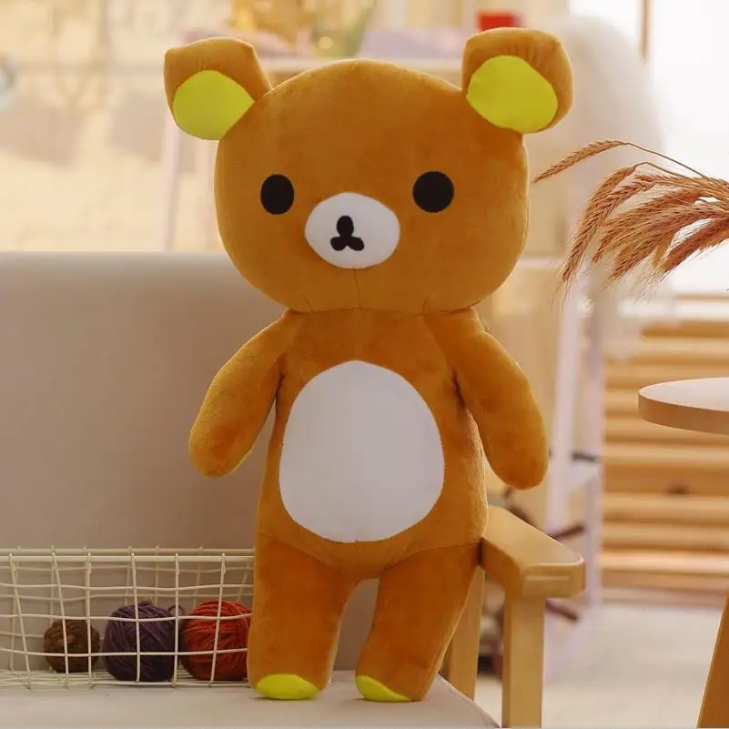1 шт. Kawaii Большой коричневый в японском стиле Rilakkuma плюшевые игрушки животные