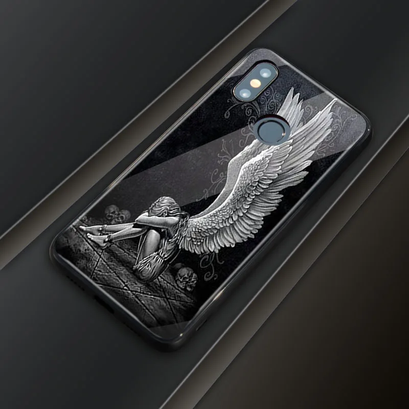 Чехол для honor 8X 6 5 дюймов на заказ закаленное стекло твердая задняя крышка huawei Max