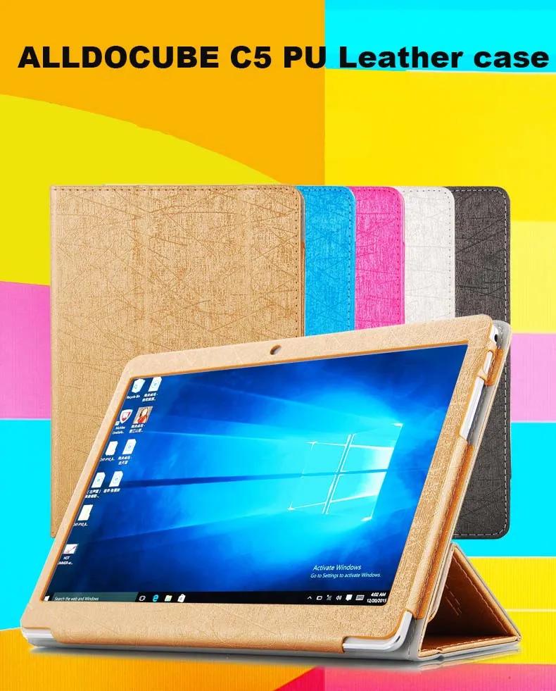 Fashion 2 fold Folio cube c5 PU leather stand cover case for Alldocube C5 9.6 inch tablet pc | Компьютеры и офис