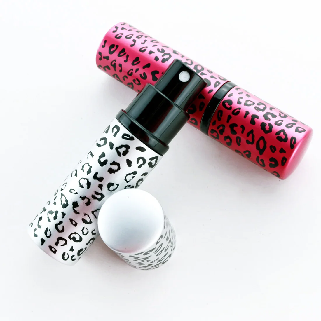 Anodized aluminum shell spray bottle perfume sub-bottle 10ml lip-print glass mini pressed empty | Красота и здоровье