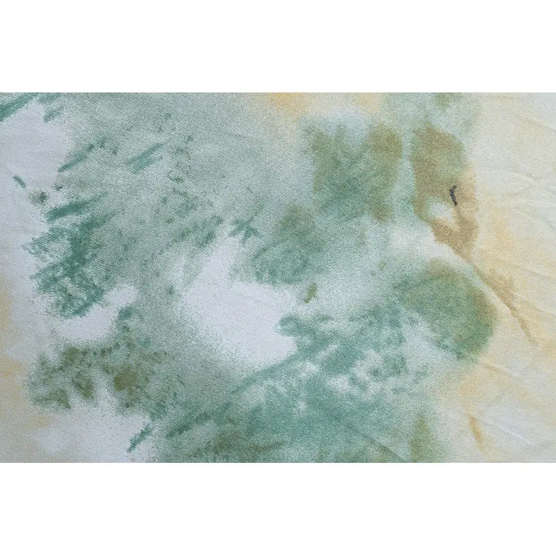 Модная летняя шифоновая Женская юбка на молнии с принтом чернил Асимметричная